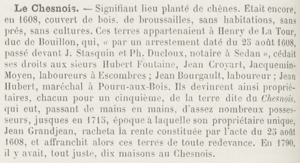 Escombres et son histoire Escombres